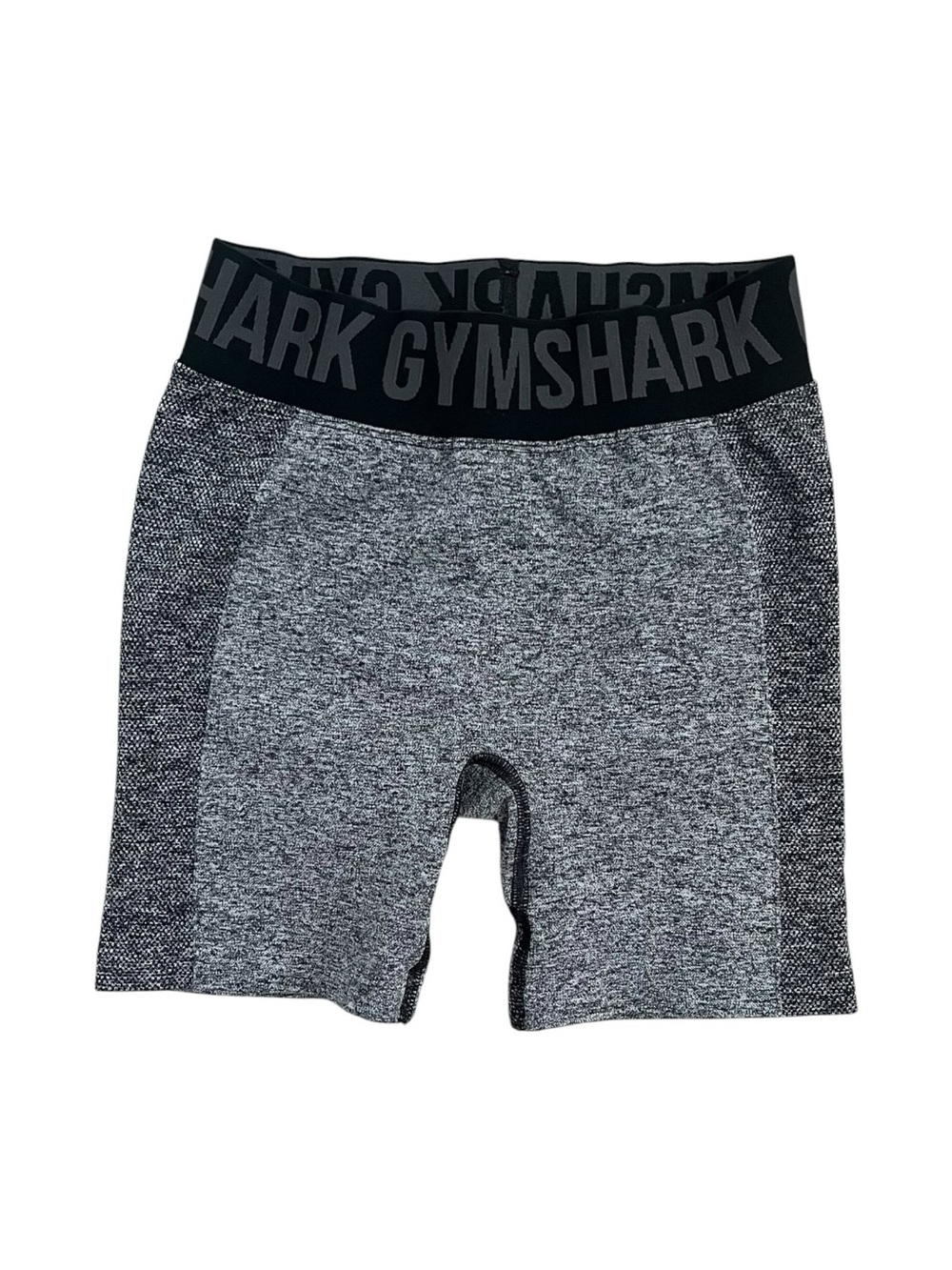 Gymshark Women’s XS Flex Biker Shorts Heather Gray Compression Gym Booty Lift - Picture 1 of 3